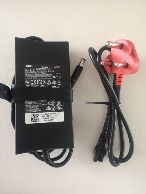 BRAND NEW ORIGINAL DELL 19.5V - 130W - 6.7A AC ADAPTER - 1 YEAR WARRANTY