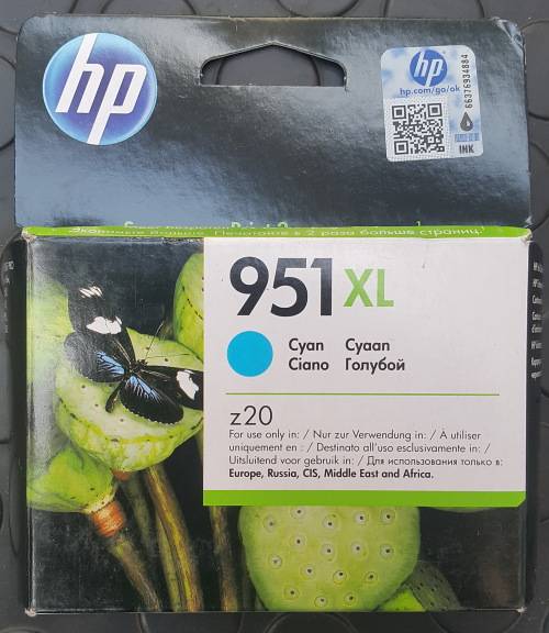 New Original HP ink cartridges  High Yield Officejet 950Xl, 951XL