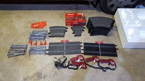 Ninco track pieces, lap timer