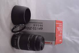 *AS NEW*CANON EFS55-250MM*IMAGE STABILIZER*MACRO 1.1M/3.6FT*R5000 RETAIL!*