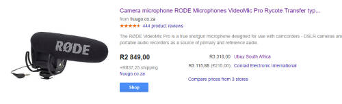 *AS BRAND NEW*RODE Microphones VideoMic Pro Rycote Transfer type:Corded*R3000 RETAIL