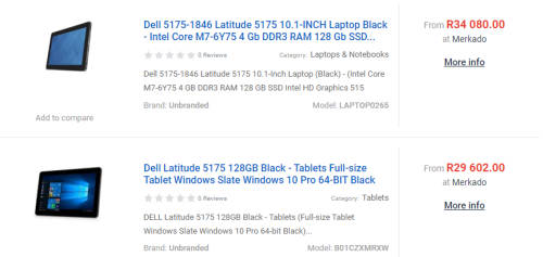 *AMAZING 2IN1*AS BRAND NEW*R25K*DELL LATITUDE 5175*m5-6Y57*6TH GEN i5*ELITE RANGE*4GB*128GB SSD*FHD*
