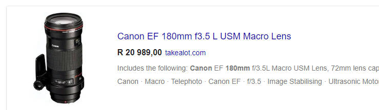 WOW!!!!CANON ULTRASONIC MACRO 180mm F3.5!!!*R20K+RETAIL*