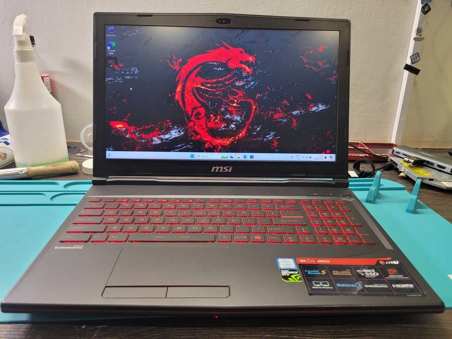 GAMING BEAST!*MSI GL63 8RD*i7-8750H*16GB RAM*512GB SSD*1TB HDD*GTX 1050TI 4GB*FHD*MATRIX*MSI BAG