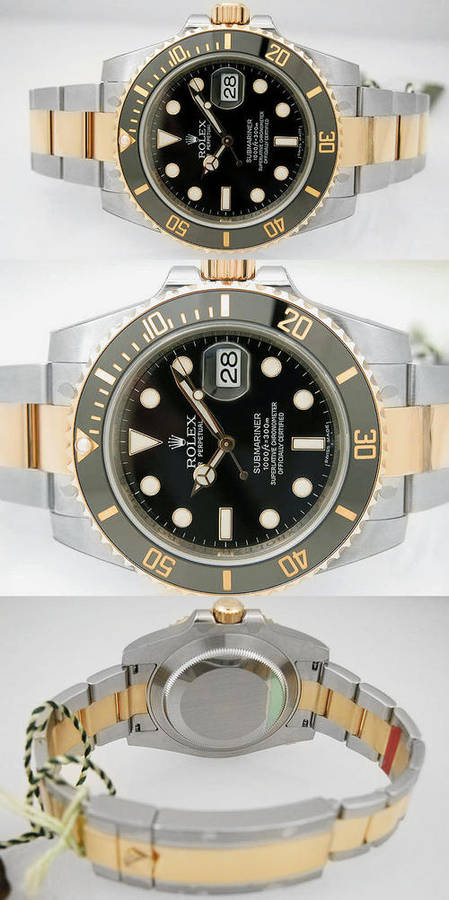 Rolex Bi-Metal Submariner Date 116613 LN (New model)