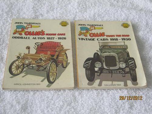 Two Books on Vintage Cars (John Marshall) Printed 1979