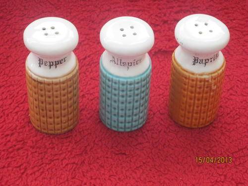 A Retro Trio of Spice Dispensers