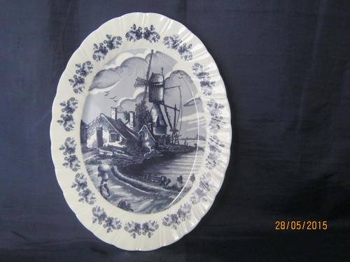 Oval Delft Oude Molen "The Millers Cottage"  Special Edition
