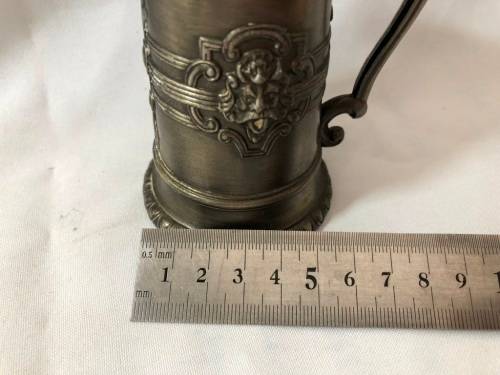 PEWTER BEER MUG LIGHTER - NOT TESTED
