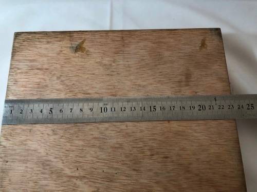 Vintage brass bullion weights in wooden box