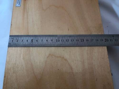 Vintage brass bullion weights in wooden box