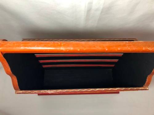 Moroccan hand decorated magazine rack