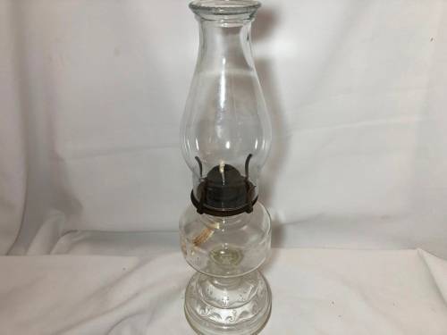 DETAILED GLASS OIL LAMP - WORKING (40CM)
