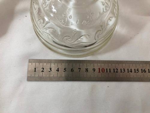 DETAILED GLASS OIL LAMP - WORKING (40CM)