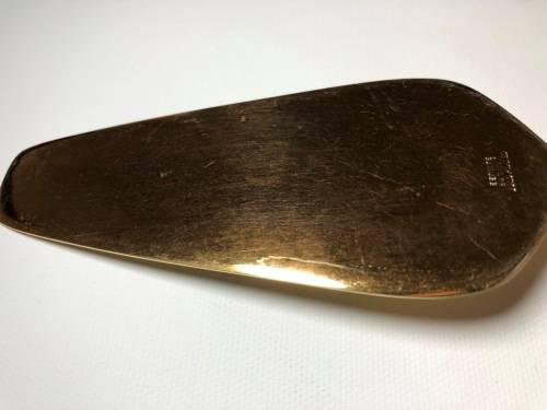VINTAGE 24 CT GOLD PLATED CAKE LIFTER - EETRITE