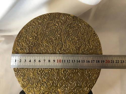 BEAUTIFUL HANDMADE ELEPHANT SHAPE WOOD SIDE TABLE COVERED WITH BRASS