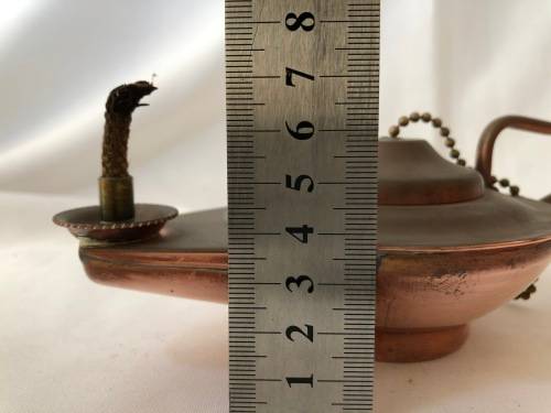 VINTAGE COPPER NORMEWARE OIL LAMP