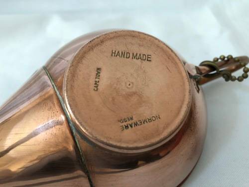 VINTAGE COPPER NORMEWARE OIL LAMP