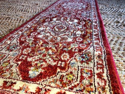 Luxurious Tabriz design carpet - made in Turkey - 150X48cm