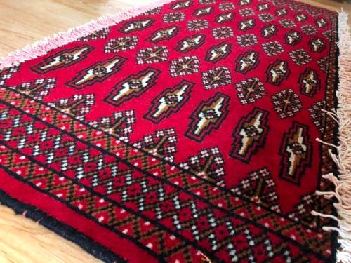 Unique Handmade Persian Turkoman Rug 102x40cm