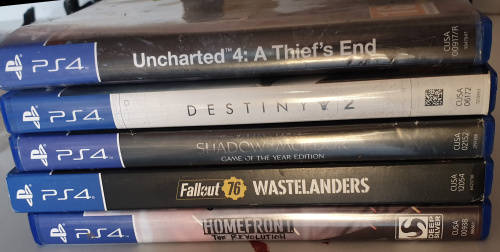 PS4 Game Used - 5 Game Used Bundle