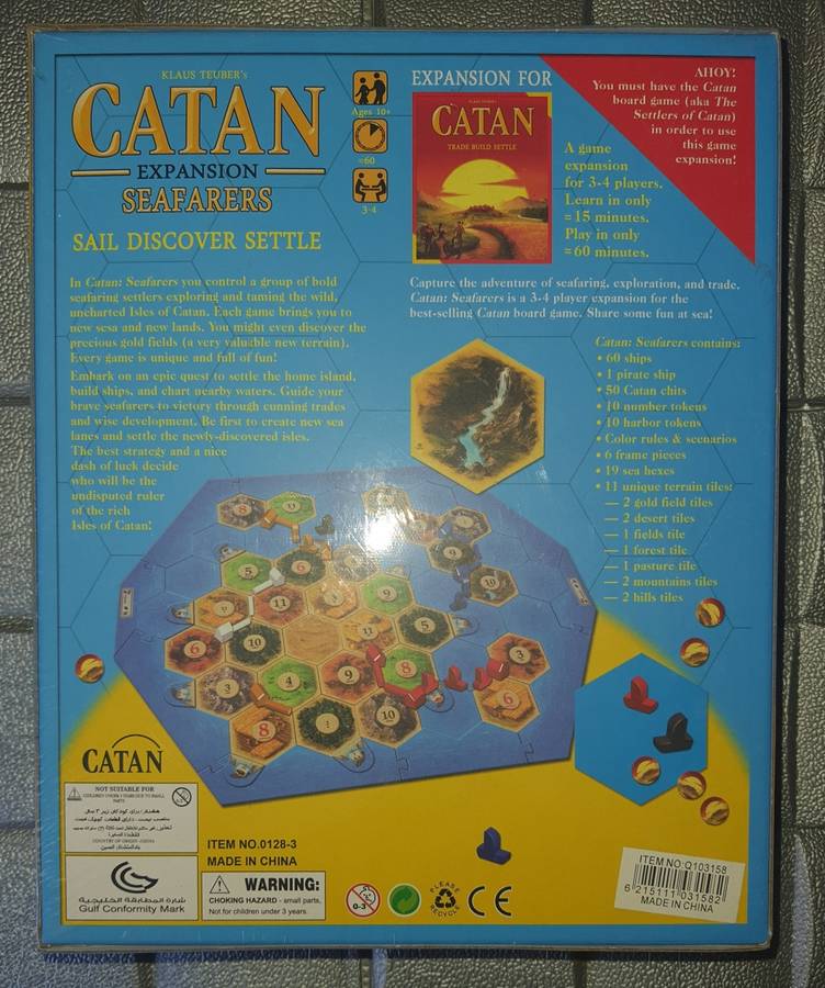 Catan Seafarers Scenario Expansion Brand New