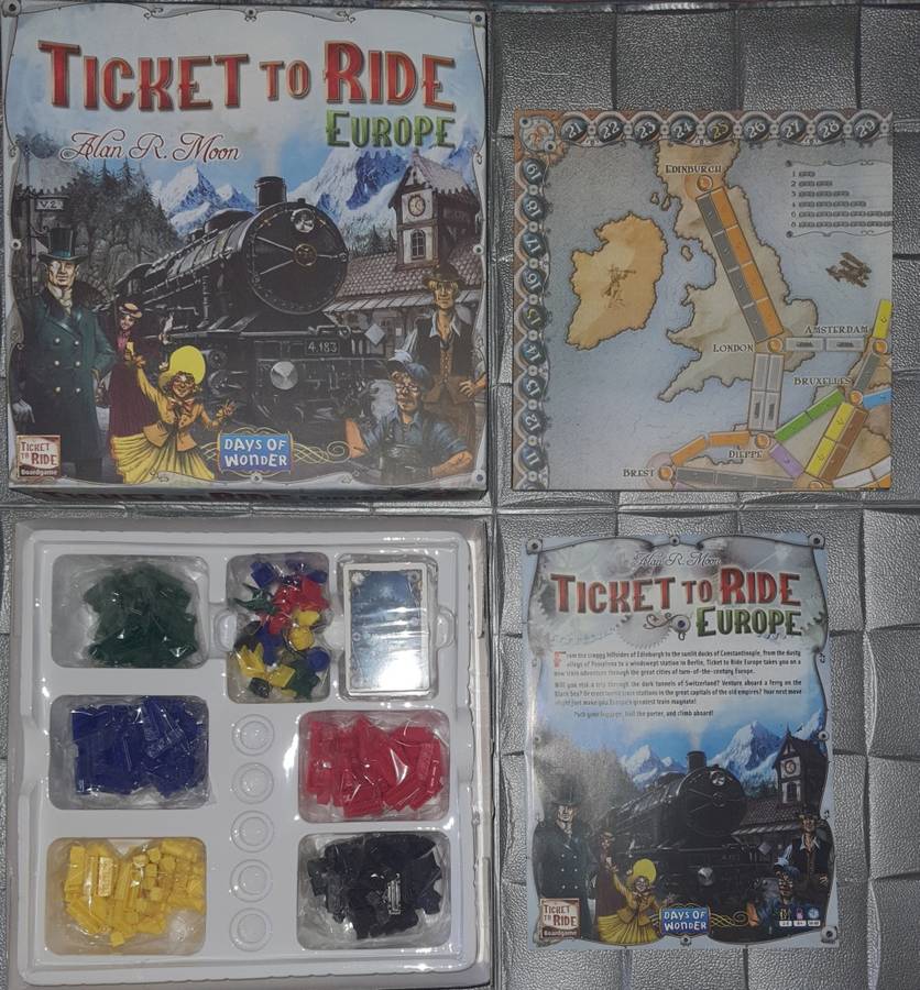 Ticket to ride Europe Board Game Brand New
