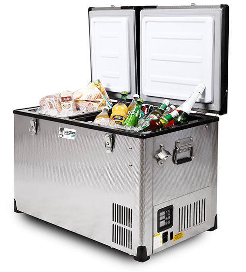 Stainless Steel Dual Fridge/Freezer Dual Compartments, BD/C-60D