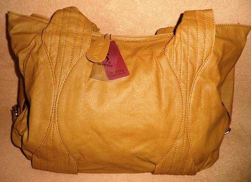 BRAND NEW SOTTO ITALY LEATHER HANDBAG ***TAN***