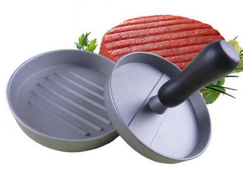 Hamburg Meat Patty Mold Hamburg Pressure Mold Aluminum Alloy Pressure Food Maker Kitchen  Tool
