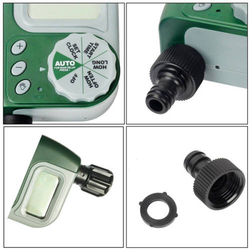 Single Outlet Programmable Hose Faucet Timer, Standard Packaging Unboxed