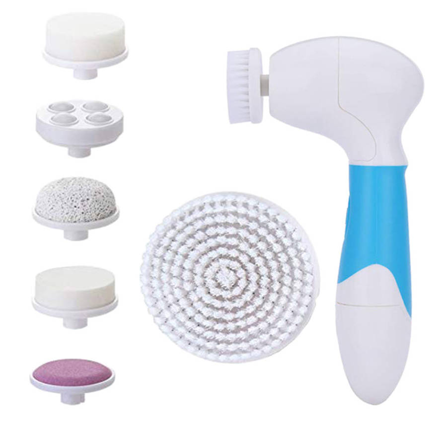 Multi-Function 7 in 1 Electric Facial Cleanser - Blue Unboxed