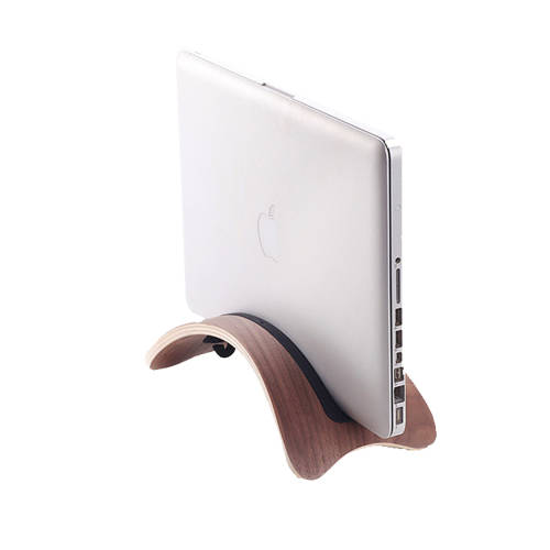 Vertical Tablet Stand Wood Fashion Arc Shape Stand Unboxed