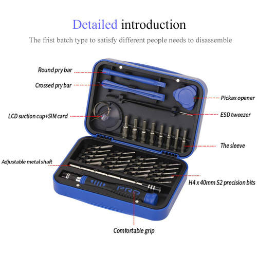 Professional 36 in 1 Precision Magnetic Screwdriver Set Unboxed