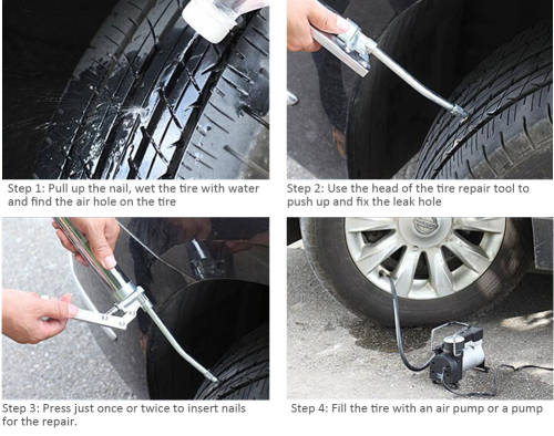 Car Emergency Vacuum Tire Fast Repair Tools Unboxed