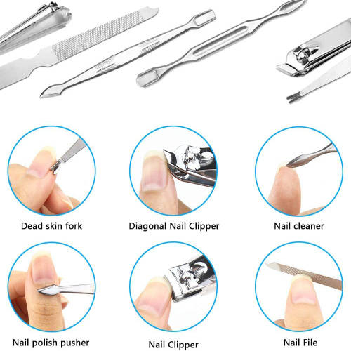 18 In 1 Professional Full Stainless Steel Nail Clipper Tool Set Unboxed