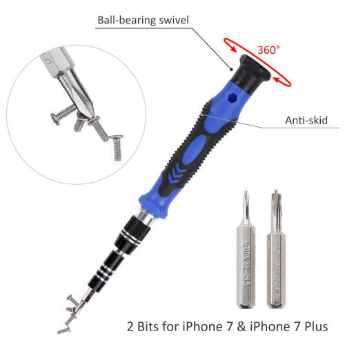 63 in 1 with 56 Bits Precision Screwdriver Kit - Blue Unboxed