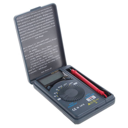 LCD Auto Range Pocket Digital Multimeter Voltmeter Tester Tool