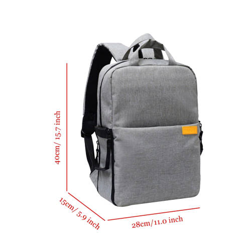Professional Anti-shock Travel Camera Backpack DSLR Bag - Gray