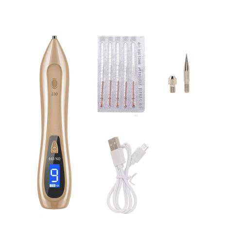 9 level LCD Face Skin Dark Spot Remover Mole Tattoo Laser Pen
