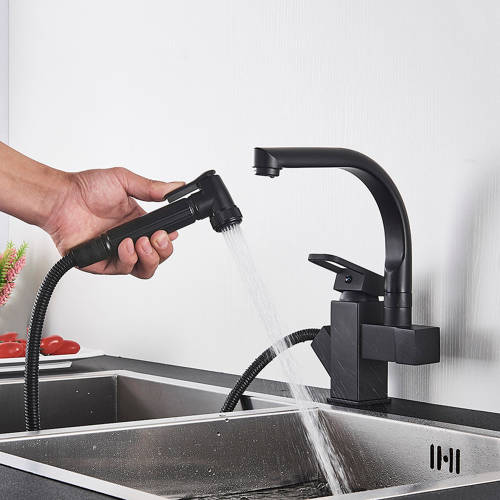 Portable Kitchen 360 Degree Rotation Hot & Cold Pull Out Mixer Tap