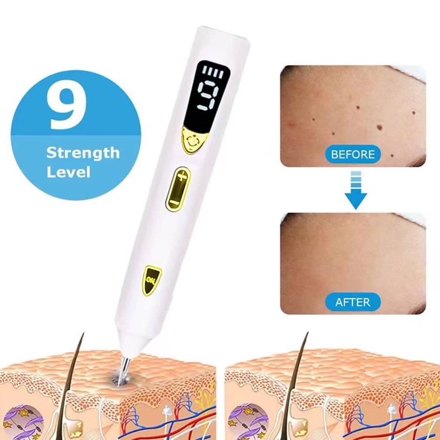 LCD Skin Care Laser Pen Mole Tattoo Freckle Plasma Removal Pen