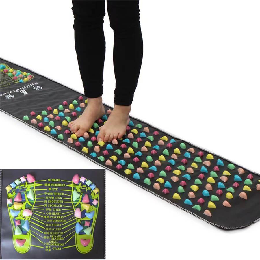 Relieve Walk Stone Foot Massage Mat Pain Relief Feet Walk Massager