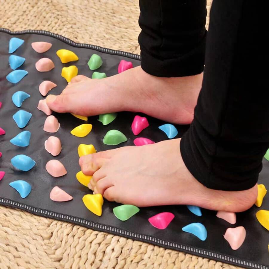 Relieve Walk Stone Foot Massage Mat Pain Relief Feet Walk Massager