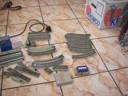 Marklin Joblot tracks turnouts powersupply and signals