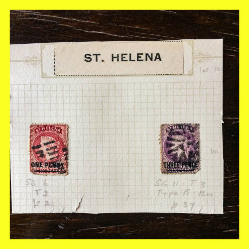 HIGH VALUE PAIR FROM ST. HELENA - CVs FROM 1982