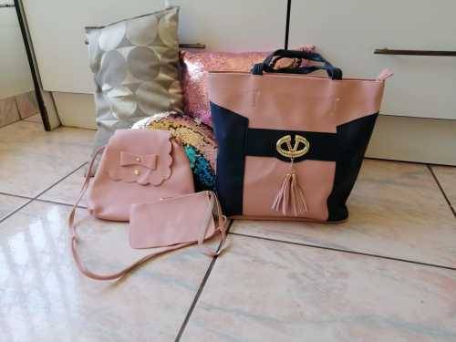 Beautiful Ladies 3 piece hand bag set available