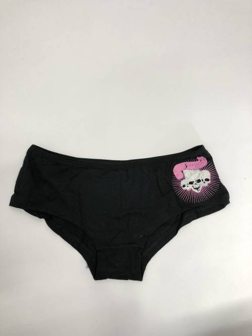 size XL cotton panty black