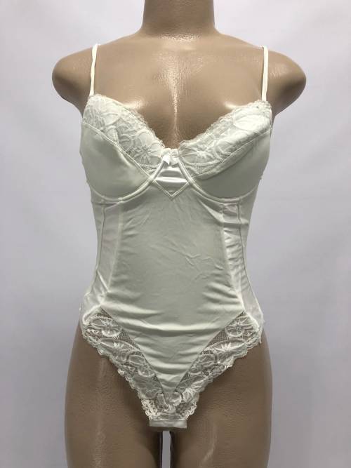Size XL one piece shapewear lingerie white