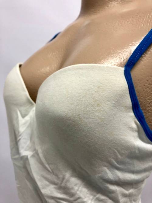 Size L cotton white tops clearance price